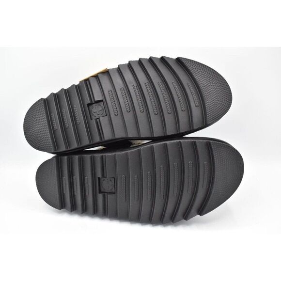 Dr Martens Mens Size 14 Myles Black Suede Buckle Slide Sandals Shoes